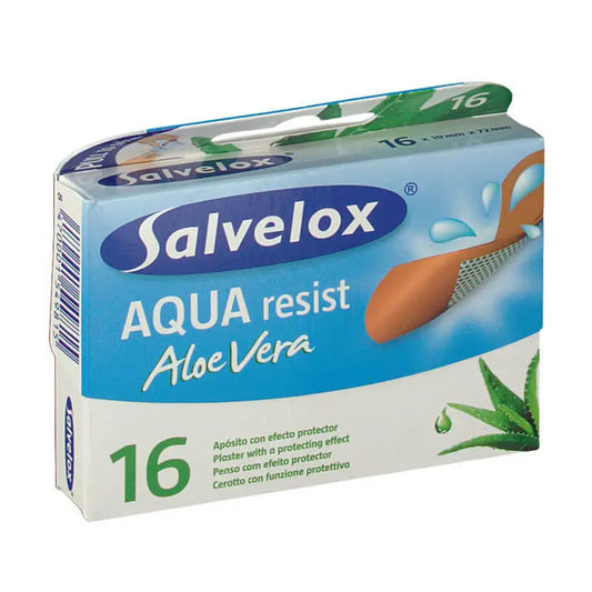 Salvelox Aqua Resist Aloe Vera Adhesive Dressing 16 Dressings