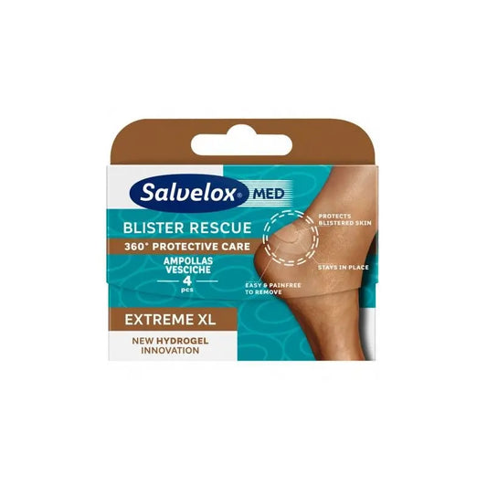 Salvelox Blister Rescue Extrem Xl, 4 Heel Dressings