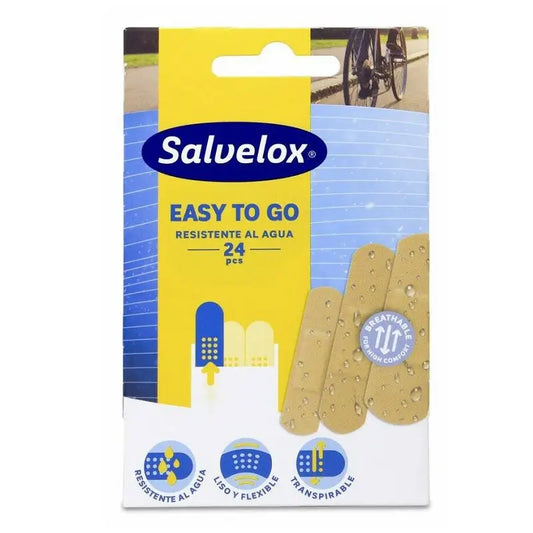 Salvelox Easy To Go, 24 Flesh Plastic Dressing Case