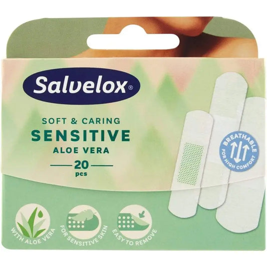 Salvelox Sensitive Aloe Vera, 20 Dressings