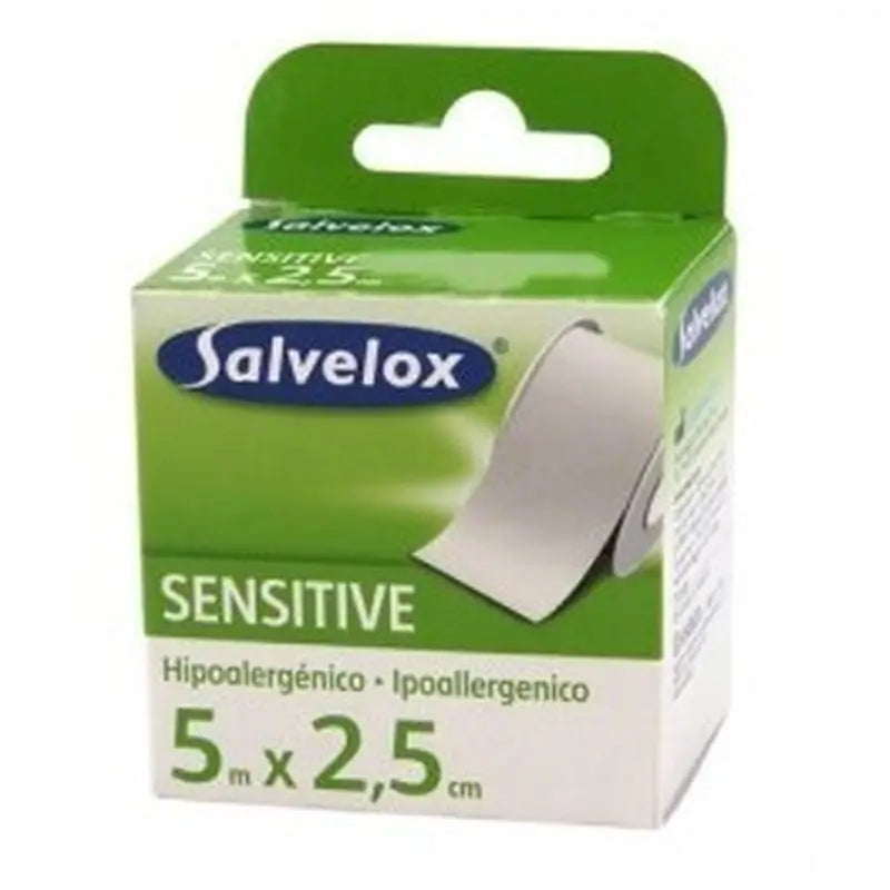 Ruban chirurgical sensible Salvet - 5 M X 2,5 Cm