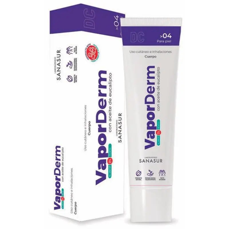 Sanasur Vaporderm avec huile d'eucalyptus, 150 ml