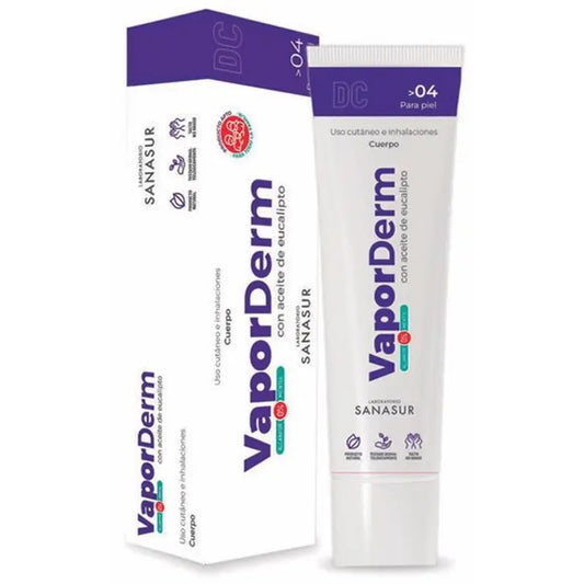 Sanasur Vaporderm avec huile d'eucalyptus, 150 ml