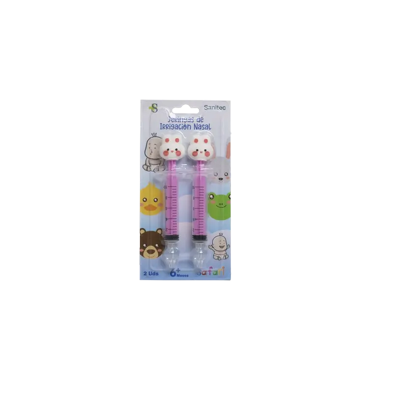 Sanitec Seringue d'Irrigation Nasale Enfants, 2 pcs.