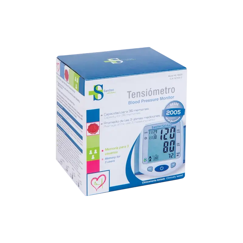 Tensiomètre au poignet Sanitec, 1 pc.