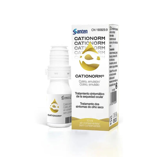 Santen Cationorm Larmes artificielles multidoses, 10 ml
