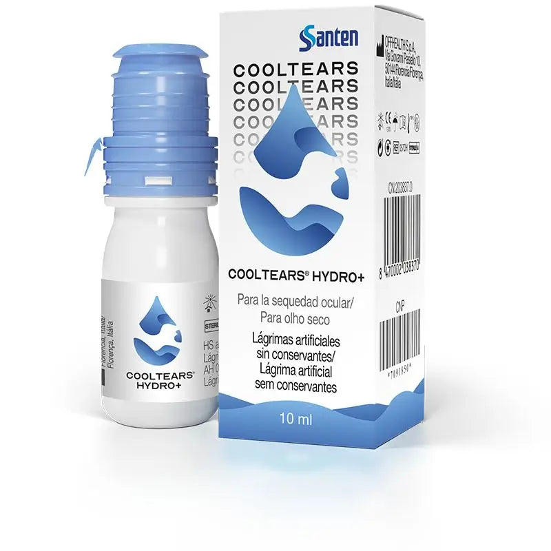 Santen Cooltears Hydro+ Larmes artificielles multidoses, 10 ml