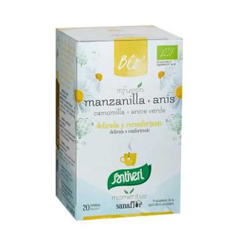 Santiveri Sanaflor Camomile + Anise Infusion 20Ud. Bio