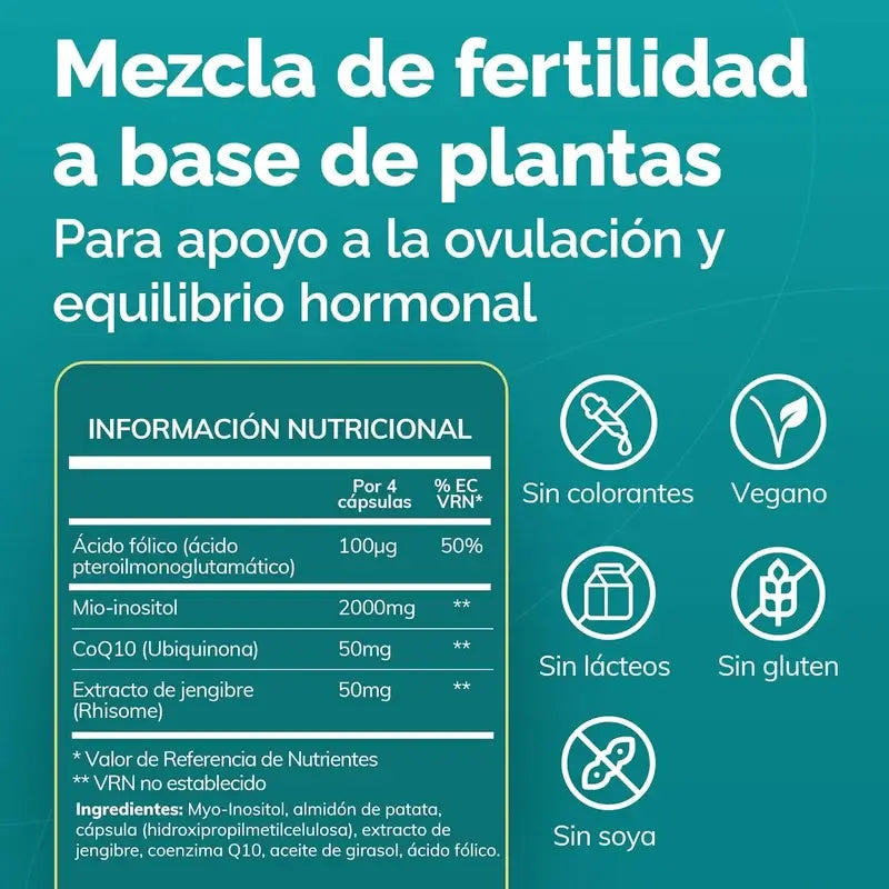 Sasmar Conceive Plus Female Ovulation, 120 Capsules