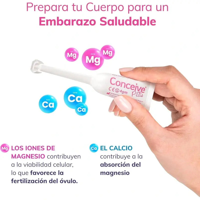 Sasmar Conceive Plus Lubrifiant, 8 applicateurs à usage unique