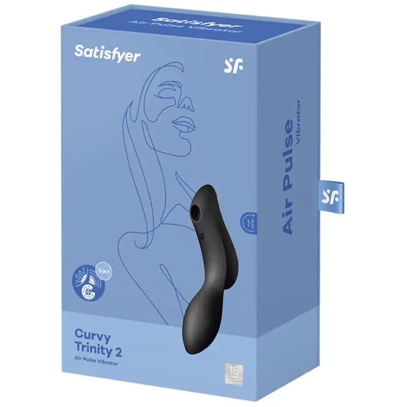 Satisfyer Air Pulse Curvy Trinity 2 Stimulateur & Vibrateur - Noir