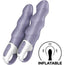 Satisfyer Air Pump Vibrator 1 Vibrateur gonflable pour le point G Violet