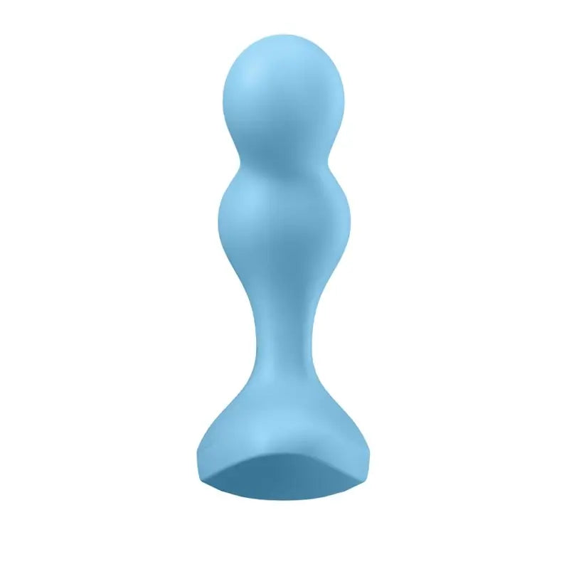 Satisfyer Connect Deep Diver Vibrating Plug App - Bleu