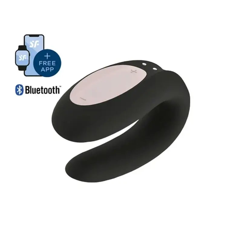 Satisfyer Connect Double Joy With App - Black Gold