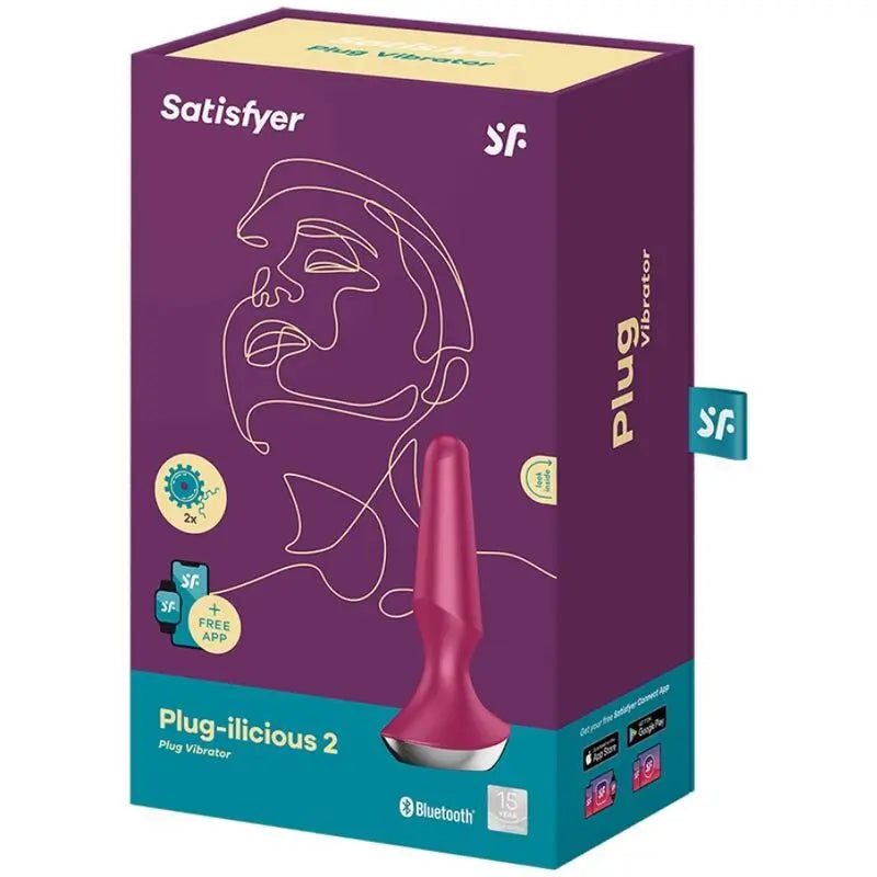 Satisfyer Connect Plug Plug vibrant Ilicious 2 - Berry