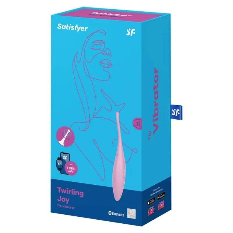 Satisfyer Connect Twirling Joy Stimulateur clitoridien - Rose