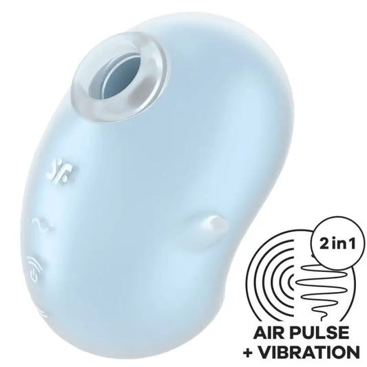 Satisfyer Cutie Ghost Vibrateur à poser Bleu clair