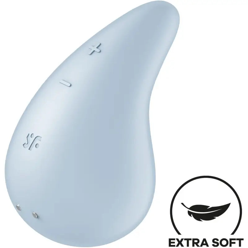 Satisfyer Vibrateur Dew Drop Lay-On Bleu