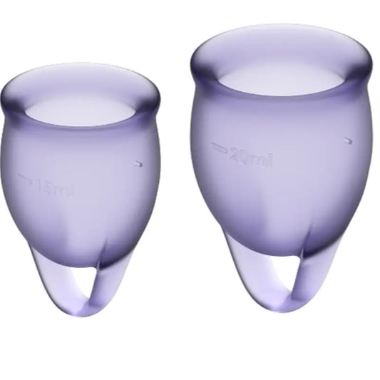 Satisfyer Feel Confident Lilas Kit Coupe Menstruelle 15 + 20 Ml