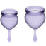 Satisfyer Feel Good Menstrual Cup Kit Lilas 15 + 20 Ml