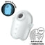 Satisfyer Glowing Ghost Air Pulse & Vibrator Blanc