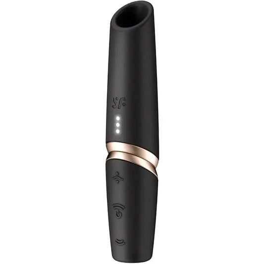 Satisfyer Perfect Kiss Stimulateur de clitoris par Waves Noir / Or