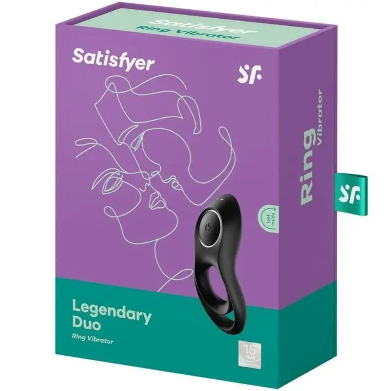 Satisfyer Ring Legendary Duo Vibrating Ring Noir