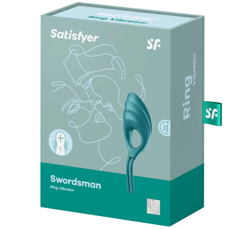 Satisfyer Ring Anneau vibrant Swordsman - Vert