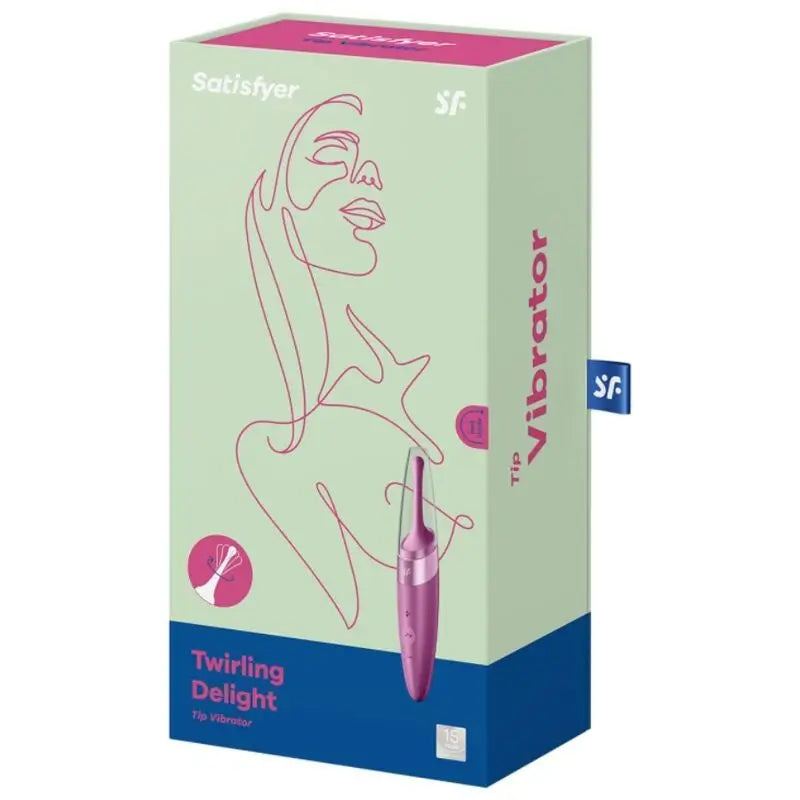 Stimulateur clitoridien Satisfyer Ring Twirling Delight - Violet