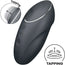 Satisfyer Tap & Climax 1 Vibrateur à poser Noir