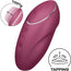 Satisfyer Tap & Climax 1 Vibrateur Lay-On Rouge