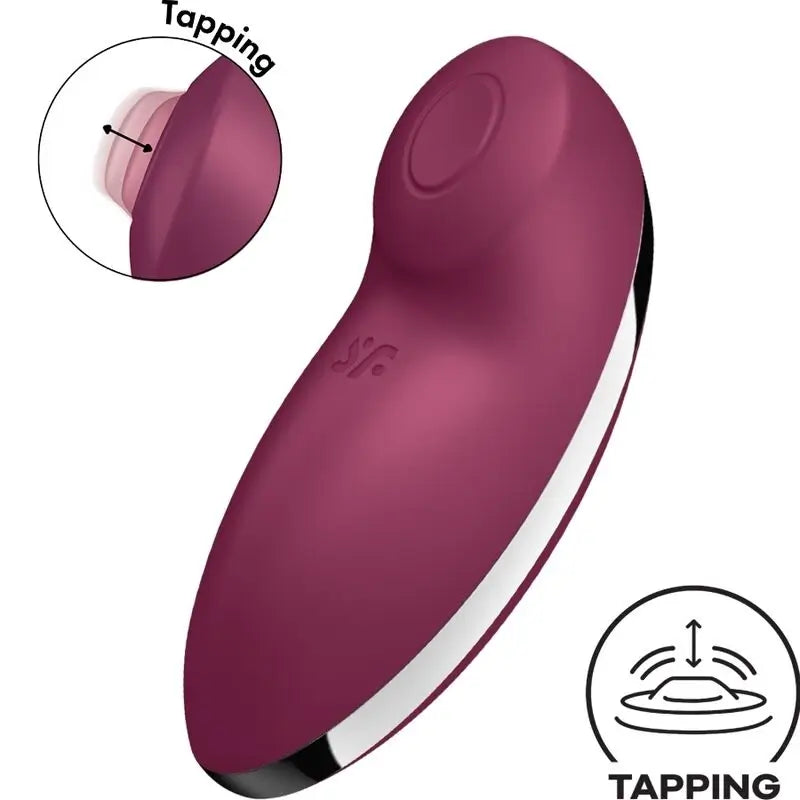 Satisfyer Tap & Climax 2 Vibrateur & Stimulateur Rouge