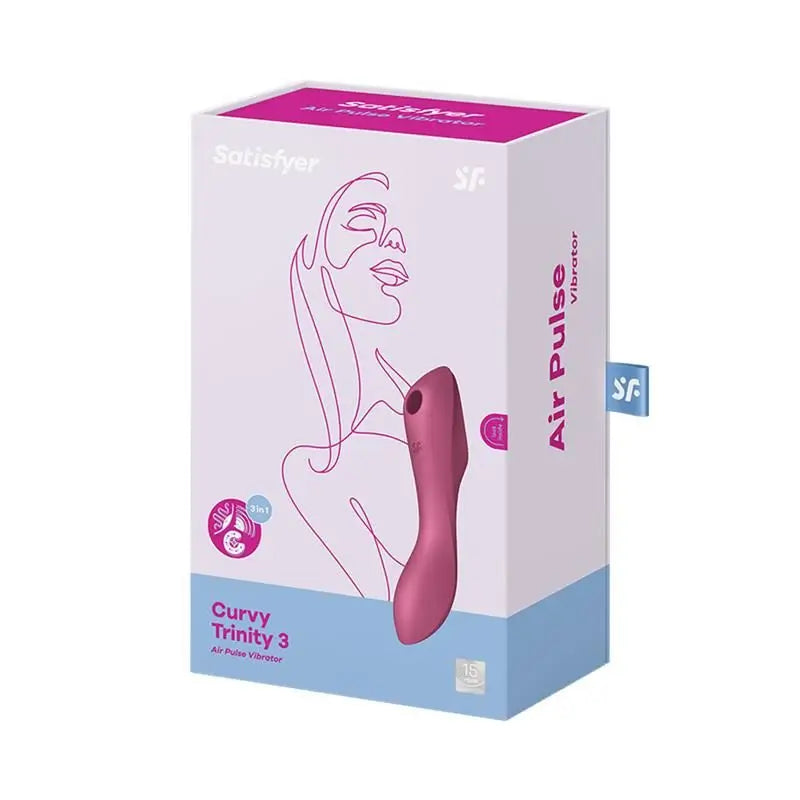 Vibrateur et suceur Satisfyer Triple Stimulation Usb Rouge