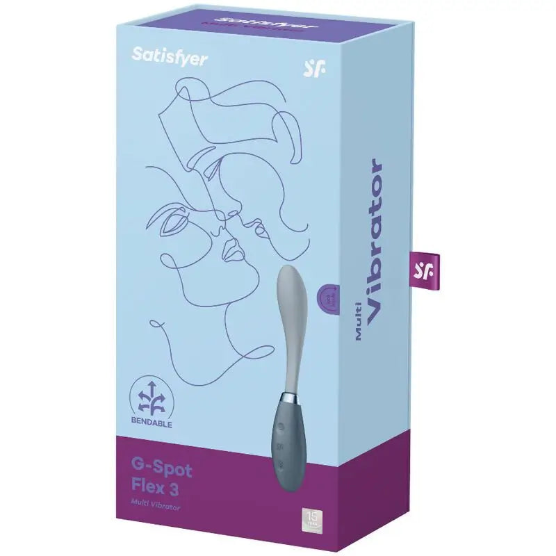Satisfyer Vibrator G-Spot Flex 3 Multi Vibrator - Gris