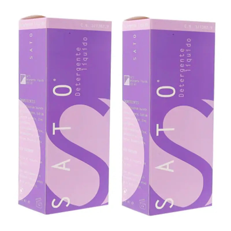Pack de détergent liquide Sato, 2 x 200 ml