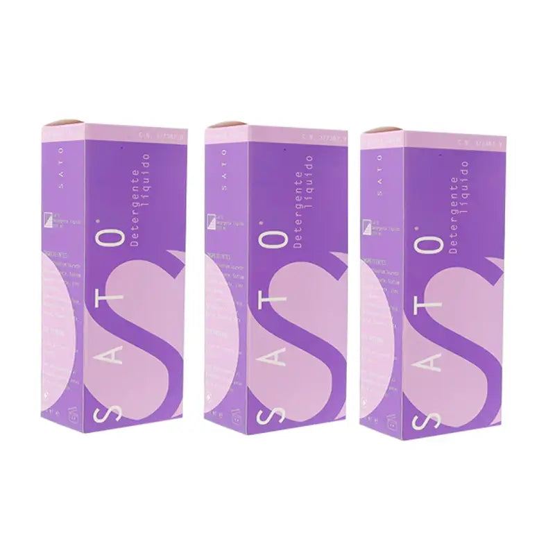 Pack de détergent liquide Sato, 3 x 200 ml