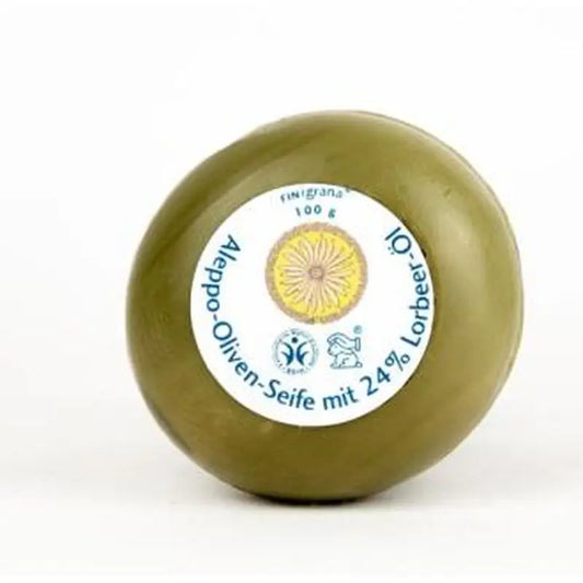 Savon Du Midi Aleppo Soap Bar 24%+Laurel 100Gr. Bio