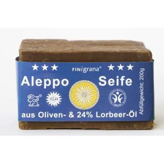 Savon Du Midi Aleppo Soap Bar 24%+Laurel 200Gr. Bio