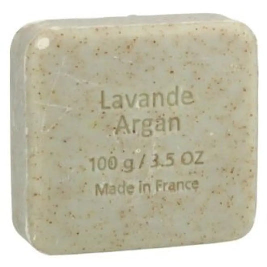 Savon Du Midi Argan-Lavender Exfoliating Soap Bar 100Gr. Bio