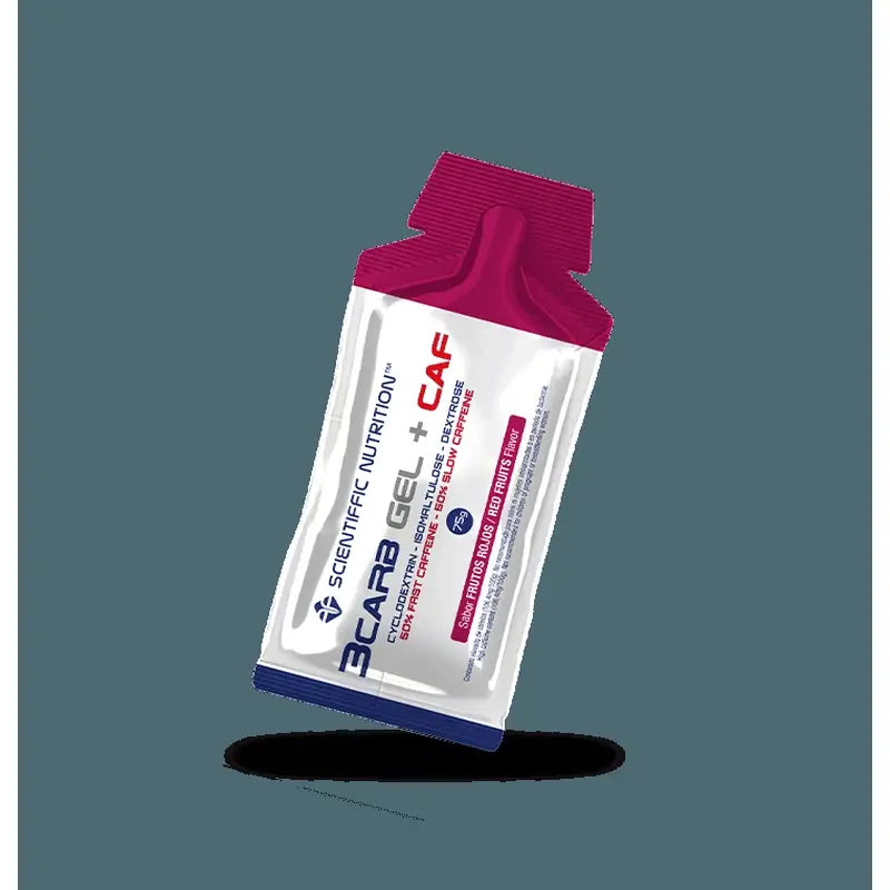 Scientiffic Nutrition 3Carb Gel + Caf Red Fruits , 75 grammes