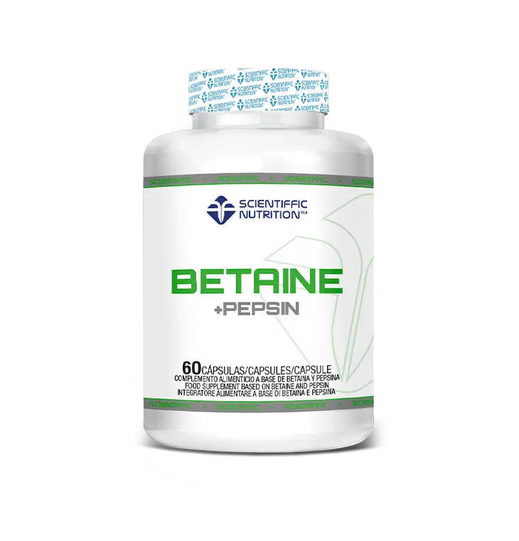 Scientiffic Nutrition Betaine + Pepsin, 60 gélules