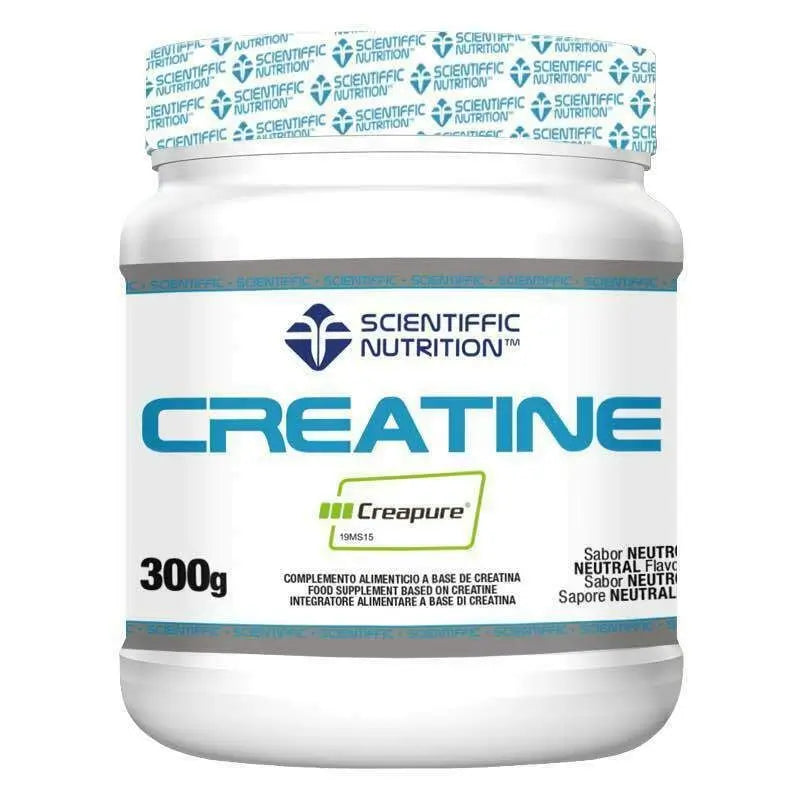 Scientiffic Nutrition Creatine 100% Creapure, poudre de monohydrate de créatine, 300 grammes