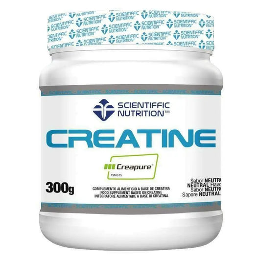 Scientiffic Nutrition Creatine 100% Creapure, poudre de monohydrate de créatine, 300 grammes