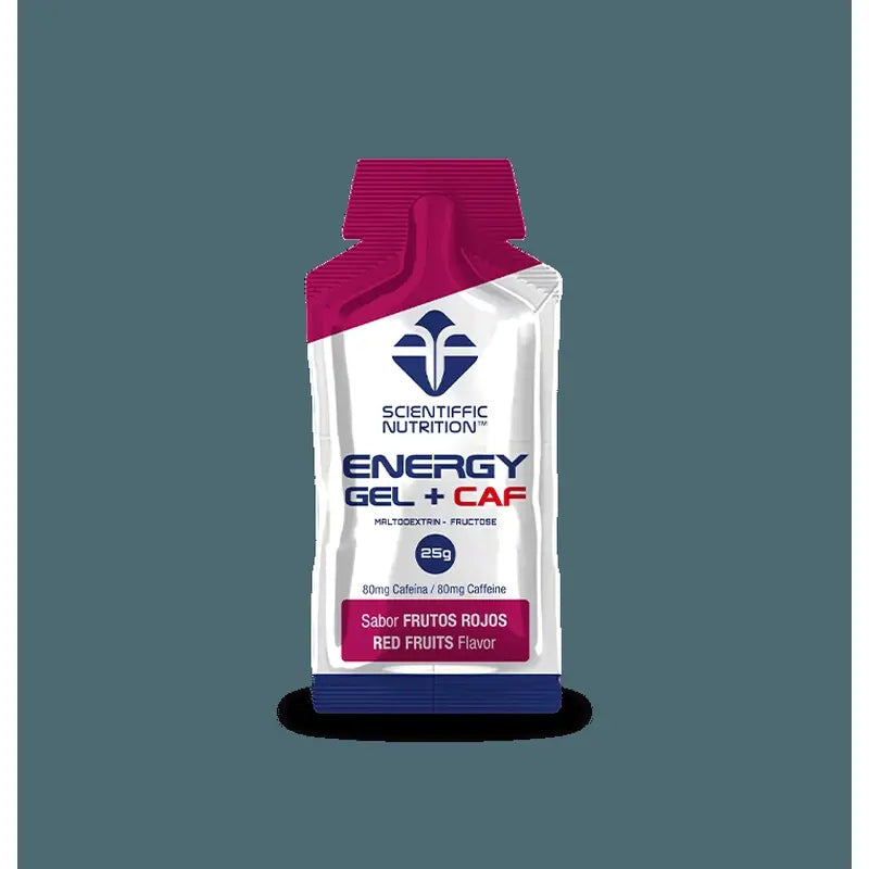 Scientiffic Nutrition Energy Gel +Caf Red Fruits , 25 grammes