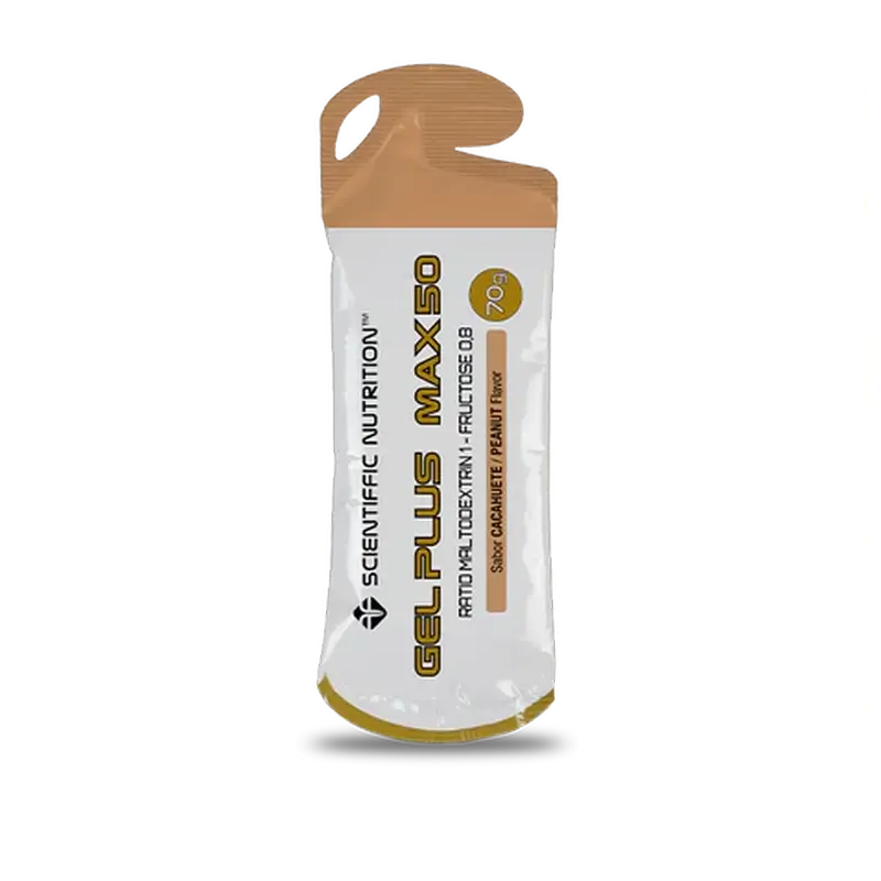 Scientiffic Nutrition Gel + Max 50 70G Cacahuète salée