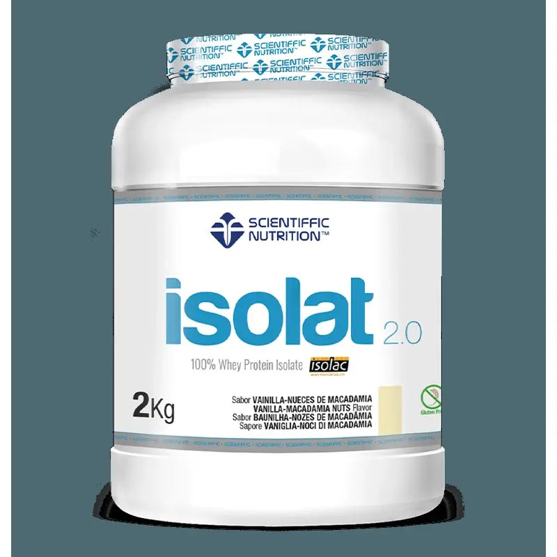 Scientiffic Nutrition Isolat 2.0 Noix de Macadamia Vanille, 2000 grammes