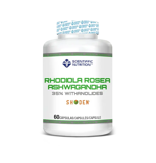 Scientiffic Nutrition Rhodiola Rosea + Ashwaandha, 60 gélules