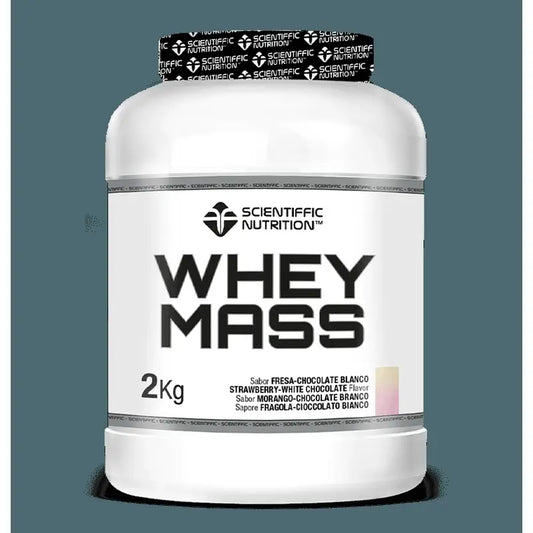 Scientiffic Nutrition Whey Mass Fraise Chocolat Blanc, 2000 grammes