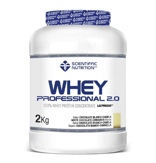 Scientiffic Nutrition Whey Professional 2.0 Chocolat blanc Cannelle, 2 kg