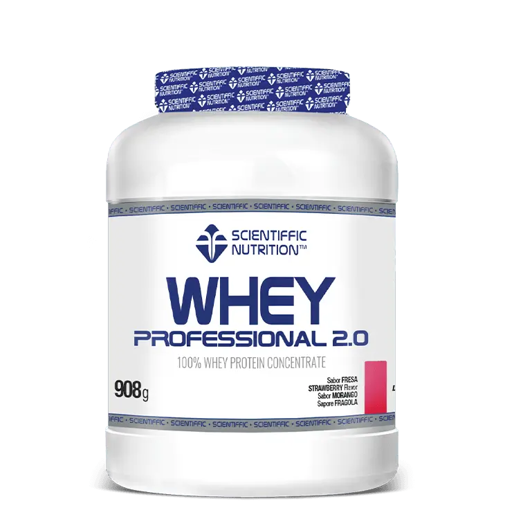Scientiffic Nutrition Whey Professional 2.0 Fraise, 908 g